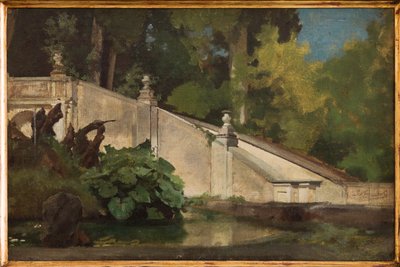 Staircase with Pond by Giovanni Muzzioli