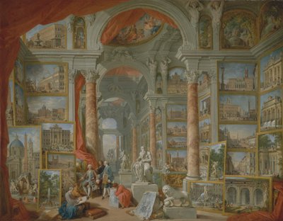 Modern Rome by Giovanni Paolo Panini