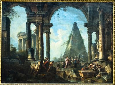 Alexander the Great in Front of Achilles