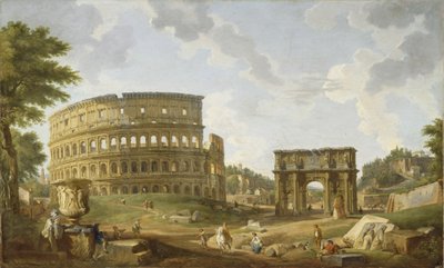 View of the Colosseum by Giovanni Paolo Pannini