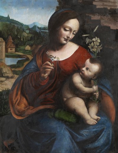 Virgin and Child with a Lily, c.1510-20 by Giovanni Pietro Rizzoli (attr. to) Giampietrino