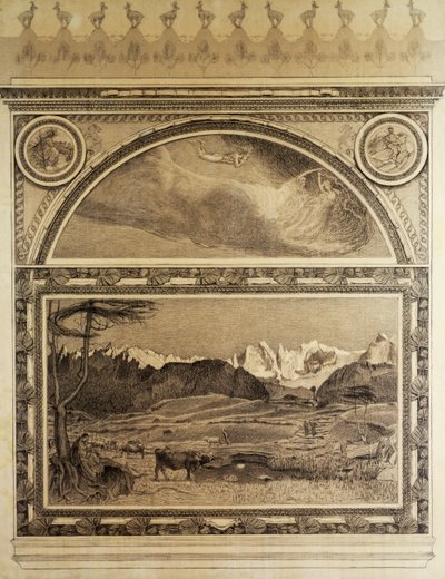 Study for the Triptych of the Alps, Life by Giovanni Segantini