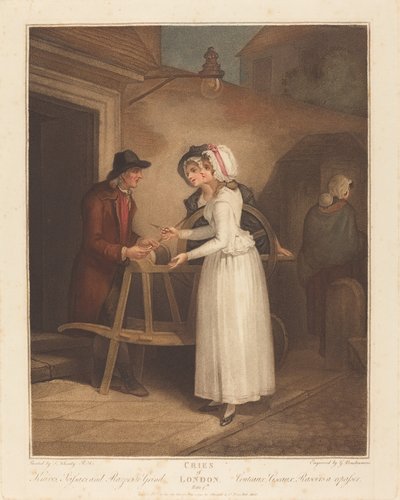 Knives, Scissors and Razors to Grind by Giovanni Vendramini after Francis Wheatley