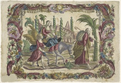 The Flight into Egypt by Giovanni Volpato (possibly)