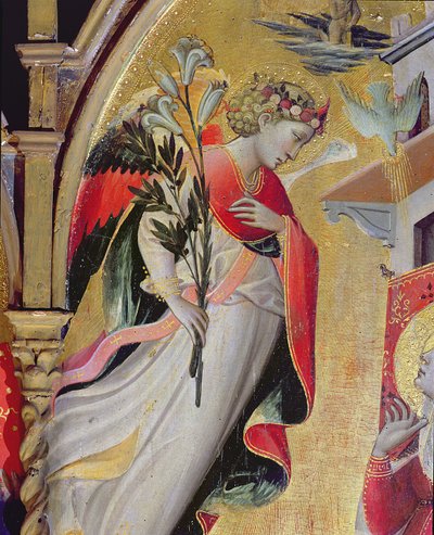 Archangel Gabriel (detail) by Giovanni dal Ponte
