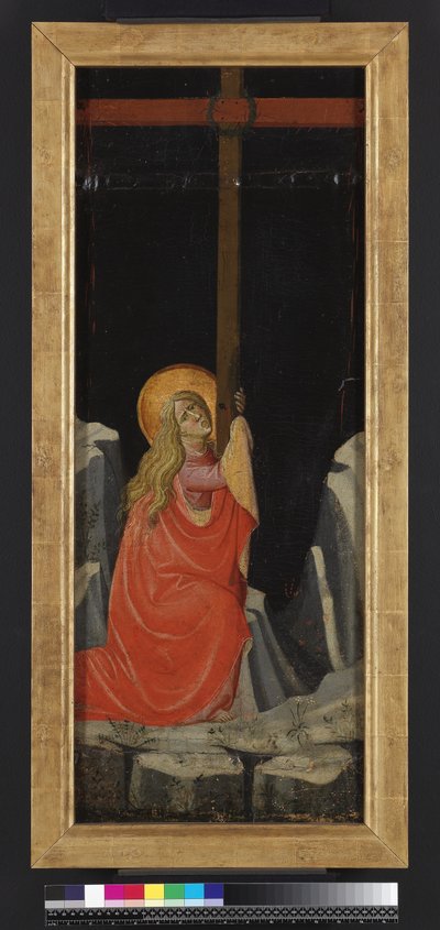 Mary Magdalene Embracing the Cross, Reverse by Giovanni dal Ponte