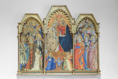 Coronation of the Virgin and Saints by Giovanni del Biondo dal Casentino