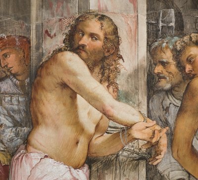 Central Nave, Fifth South Span, Flagellation of Christ, Girolamo Romanino by Girolamo Romanino