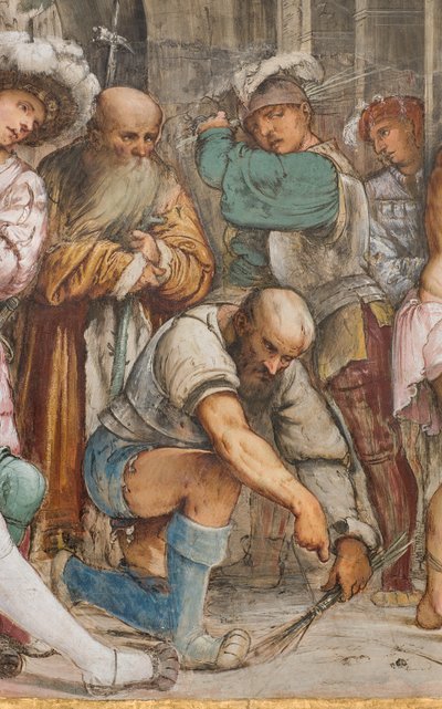 Flagellation of Christ by Girolamo Romanino