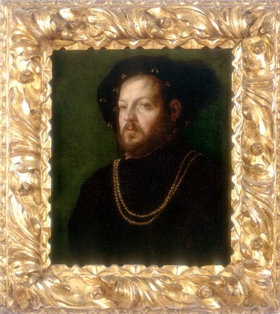 Portrait of a man, work by Girolamo da Carpi, conserved at the Galleria Estense in Modena by Girolamo da Carpi
