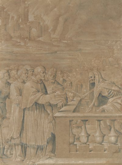 Allegory of the Triumph of Death over Church and State, ca. 1538-44 by Girolamo da Treviso
