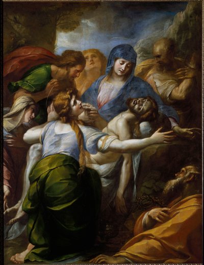 Pieta. Lamentation about the Death of Christ by Giulio Cesare Procaccini