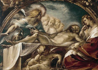 The Dead Christ with Angels by Giulio Cesare Procaccini