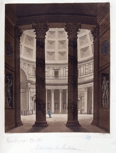 Interior of the Pantheon of Rome (from 