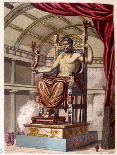 Statue of Jupiter (Zeus) by Giulio Ferrario