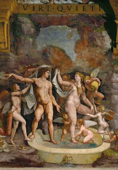 Bathing Scene by Giulio Romano