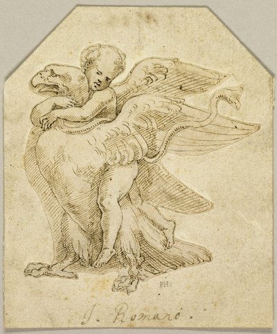 Cupid Astride an Eagle by Giulio Romano