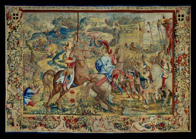The History of Scipio: The Battle on the Plateau, Fourth Piece of the Tapestry by Giulio Romano