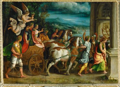 Triumph of Titus and Vespasian by Giulio Romano