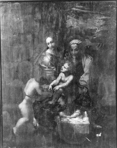 Madonna and Child with Saints Elizabeth and John by Giulio Romano Raphael
