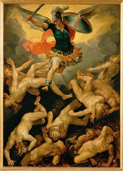 Fall of the Rebellious Angels by Giuseppe (1568-1640) Cesari