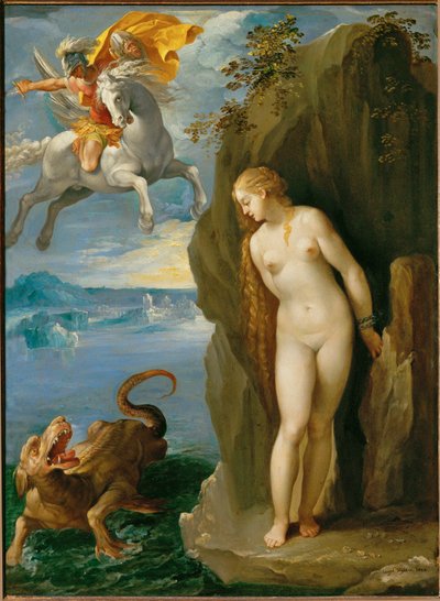 Perseus and Andromeda by Giuseppe (1568-1640) Cesari