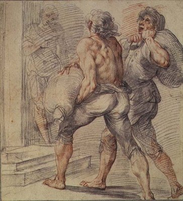 Study of Tax Collectors by Giuseppe Cesari