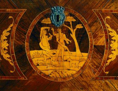 Inlay with figures (detail) by Giuseppe (manner of) Maggiolini