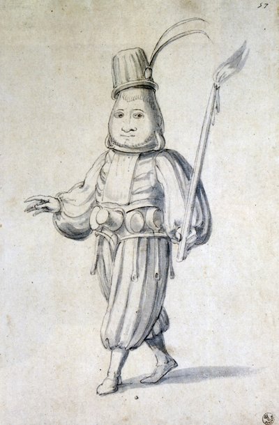 Design for Costume for a Cook by Giuseppe Arcimboldo