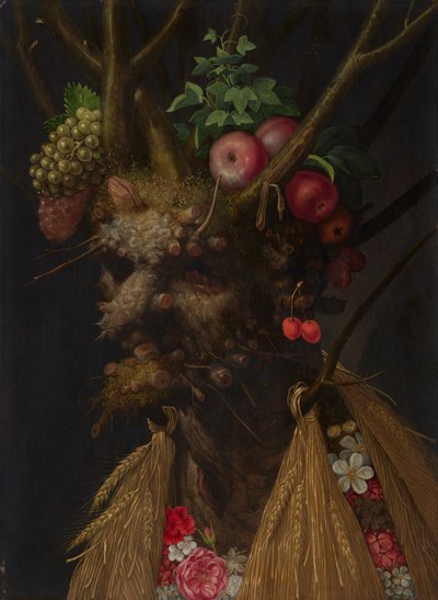 Four Seasons in One Head by Giuseppe Arcimboldo