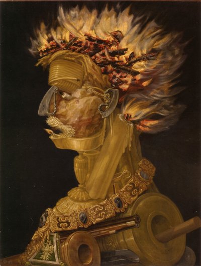 Fire by Giuseppe Arcimboldo