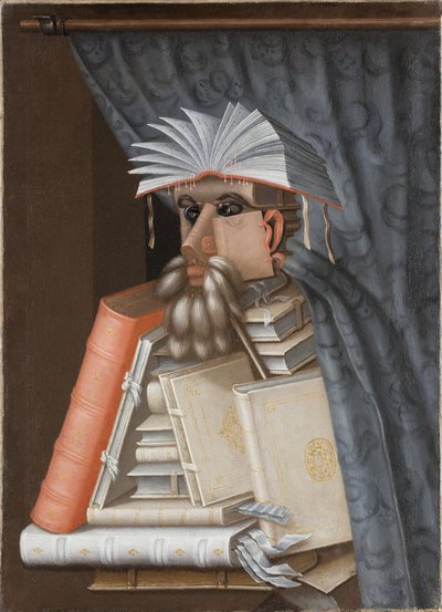 The Librarian by Giuseppe Arcimboldo