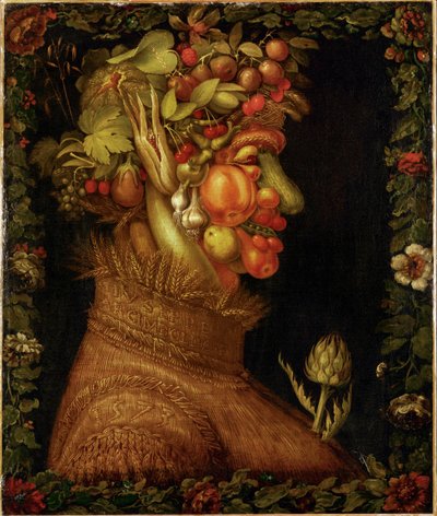 Summer, allegory by Giuseppe Arcimboldo