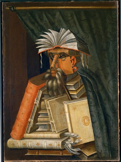 The Librarian by Giuseppe Arcimboldo