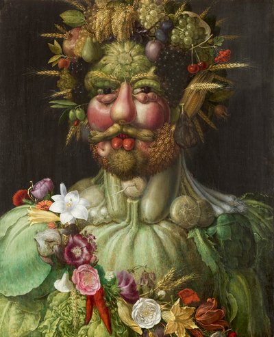 Vertumnus, Portrait, Allegory by Giuseppe Arcimboldo