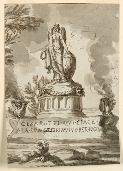 Sepulchral Monument for Melchiore Cesarotti, Professor in Padua by Giuseppe Barberi
