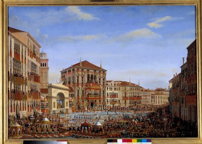 Visit of Napoleon I to Venice from November 28 to December 8, 1807 by Giuseppe Borsato