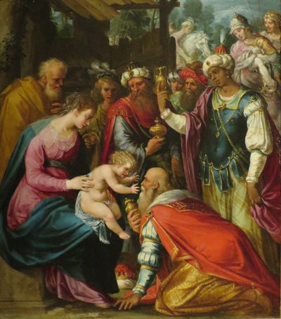 Adoration of the Magi by Giuseppe Cesari