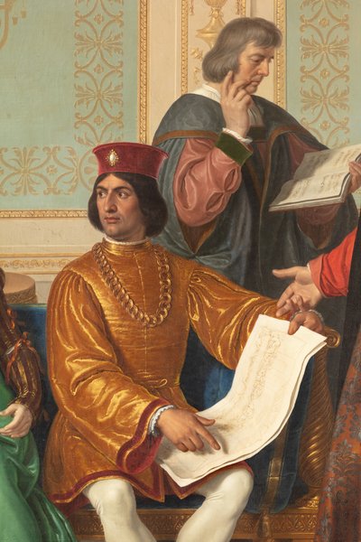 The Court of Ludovico il Moro (detail) by Giuseppe Diotti