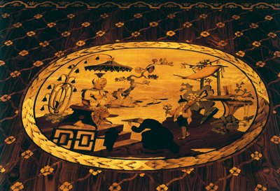 Chinese Inspired Scene (detail) by Giuseppe Maggiolini