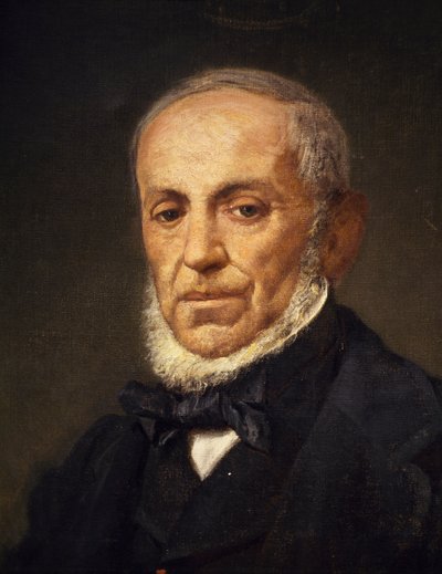 Portrait of the composer Giuseppe Saverio Raffaele Mercadante by Giuseppe Palizzi