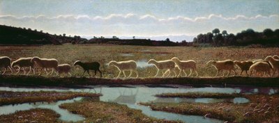 The Mirror of Life: That which the First One does, the Others follow, 1895-98 by Giuseppe Pellizza da Volpedo