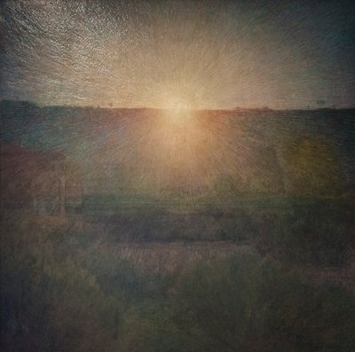The rising sun by Giuseppe Pellizza da Volpedo