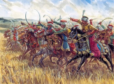 First Empire: The Charge of the Mamluk Cavalry of Napoleon I by Giuseppe Rava