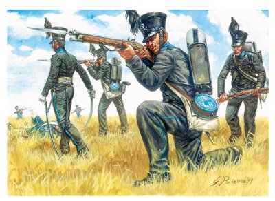 First Empire: Infantry Regiment of the Brunswick Leib Battalion by Giuseppe Rava