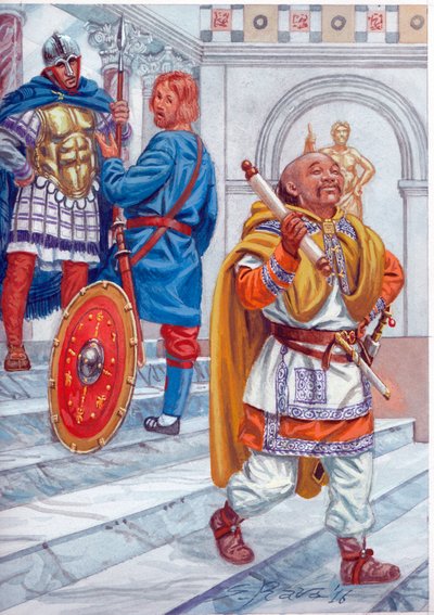 Light and Auxiliary Troop of the Late Roman Empire by Giuseppe Rava