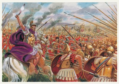 Battle of Asculum by Giuseppe Rava