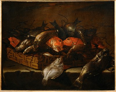 Still-life with fish by Giuseppe Recco