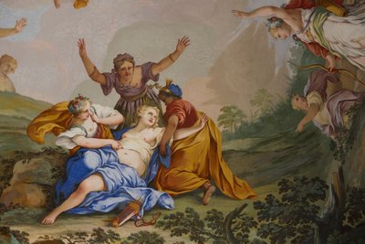 Representations of the Myth of Diana, by Domenico and Giuseppe Valeriani, fresco by Giuseppe and Valeriani Domenico Valeriani