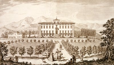 View of the Villa del Barone, from 